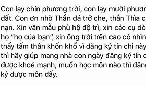 Cách Xin Vía Thành Công