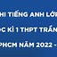 Đề Kiểm Tra Giữa Học Kì 1 Lớp 8 Môn Tiếng Anh