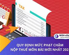 Phạt Chậm Nộp Thuế